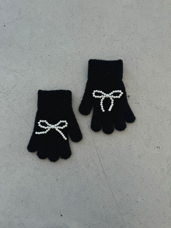 Gloves Pearl noir