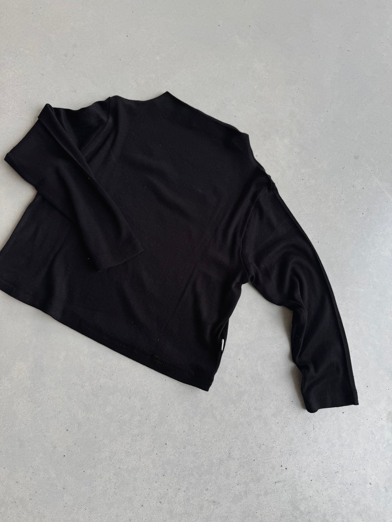 Tee turtleneck basic noir